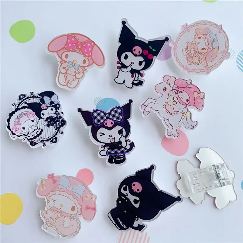 Cartoon Kuromi Melody Cinnamoroll Hand Ledger Clip PP Clip Receiving Clip Notepad Binder Clips Books Stationery Office Supplies
Cartoon Kuromi Melody Cinnamoroll Hand Ledger Clip PP Clip Receiving Clip Notepad Binder Clips Books Stationery Office Supplies