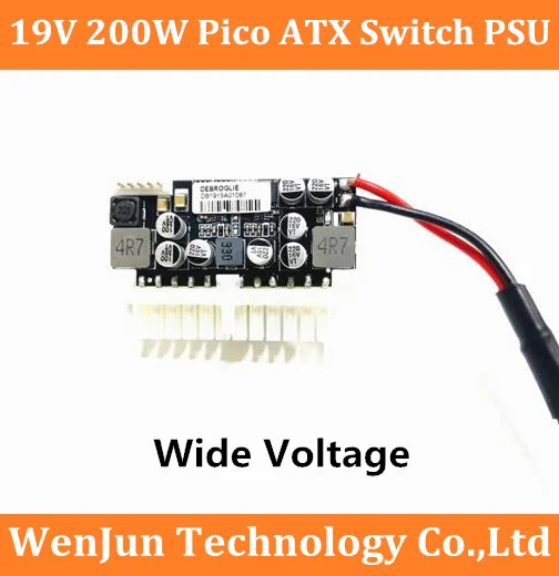 Блок питания Pico ATX с 16-24 в пост. Тока 19 200 Вт переключатель DC-DC 24pin MINI ITX DC ПК блок для