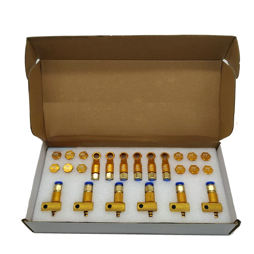 common rail injector oil return connectors tool for CR injectors fuel return connectors for injector repairing
common rail injector oil return connectors tool for CR injectors fuel return connectors for injector repairing