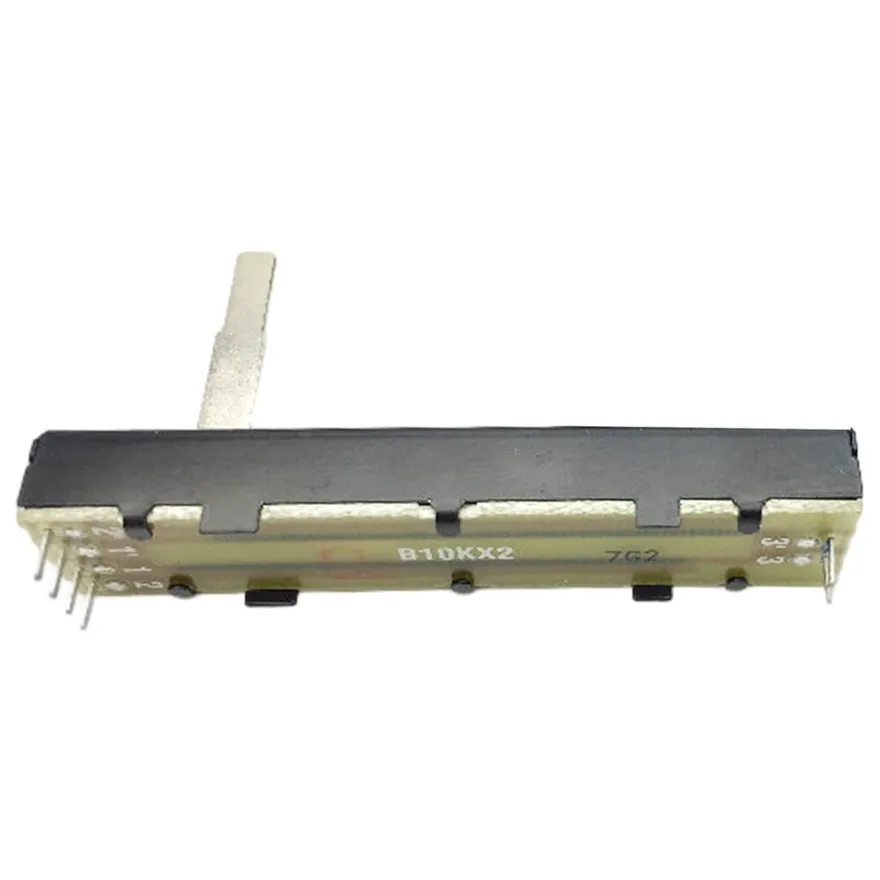 Straight Slide Potentiometer 73MM RA45D2 Duplex Mixer Fader for ALPHa B10K*2 Shaft Length 25MM
Straight Slide Potentiometer 73MM RA45D2 Duplex Mixer Fader for ALPHa B10K*2 Shaft Length 25MM