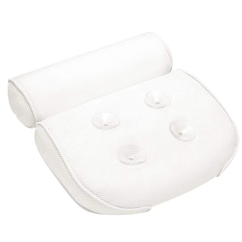 White Bathtub Pillow, Large Spa 3D Air Mesh Bath Pillow, Luxury Comfortable Soft Bath Cushion Headrest, for Head Neck Shoulde
White Bathtub Pillow, Large Spa 3D Air Mesh Bath Pillow, Luxury Comfortable Soft Bath Cushion Headrest, for Head Neck Shoulde
