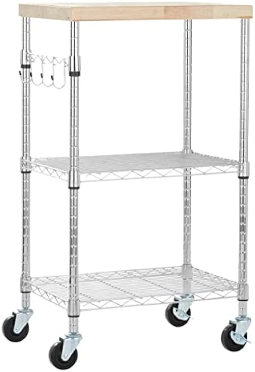 Amazon Basics Kitchen Storage Microwave Rack Cart on Caster Wheels with Adjustable Shelves, 175 Pound Capacity
Amazon Basics Kitchen Storage Microwave Rack Cart on Caster Wheels with Adjustable Shelves, 175 Pound Capacity