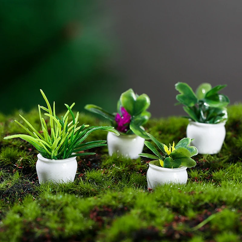 9 Pcs Cute Mini Green Plant Pot 1:12 Dollhouse Miniature Furniture Home Decoration Crafts Accessories
9 Pcs Cute Mini Green Plant Pot 1:12 Dollhouse Miniature Furniture Home Decoration Crafts Accessories