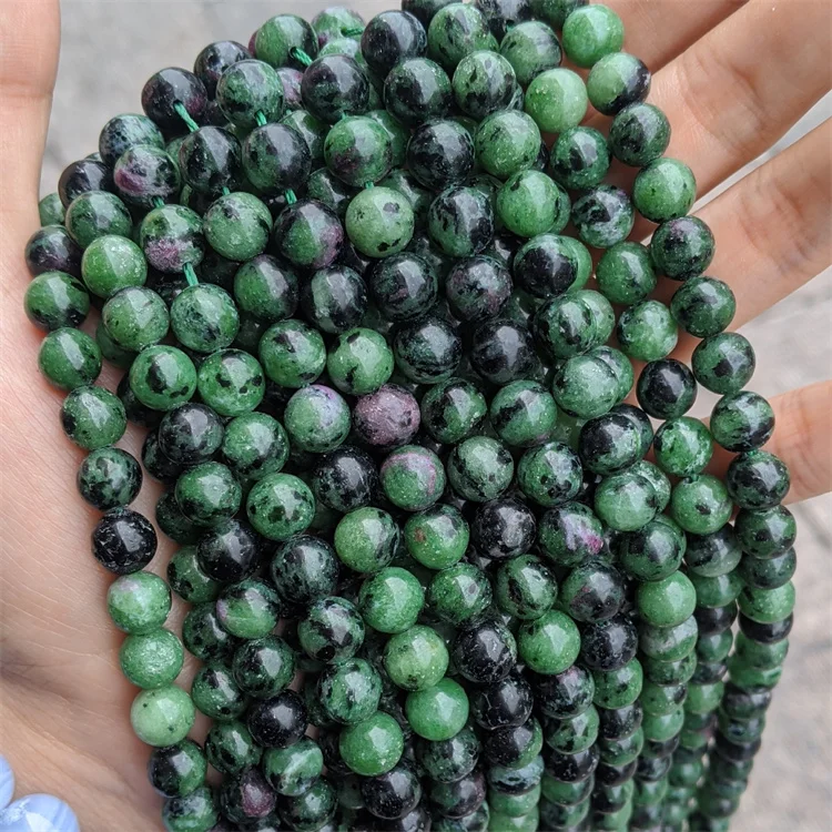 Fahsion Trendy Natural Ruby In Zoisite Round Loose Spacer Beads For Jewelry Making Bracelets DIY Earrings Accessories Gifts
Fahsion Trendy Natural Ruby In Zoisite Round Loose Spacer Beads For Jewelry Making Bracelets DIY Earrings Accessories Gifts