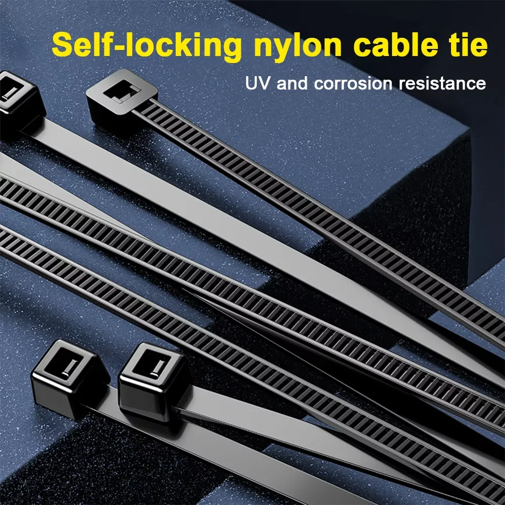 industrial Tie 100 pieces Super Strong Long Self-Locking Wire Cable Ties Black white Nylon Zip Wraps strap
industrial Tie 100 pieces Super Strong Long Self-Locking Wire Cable Ties Black white Nylon Zip Wraps strap