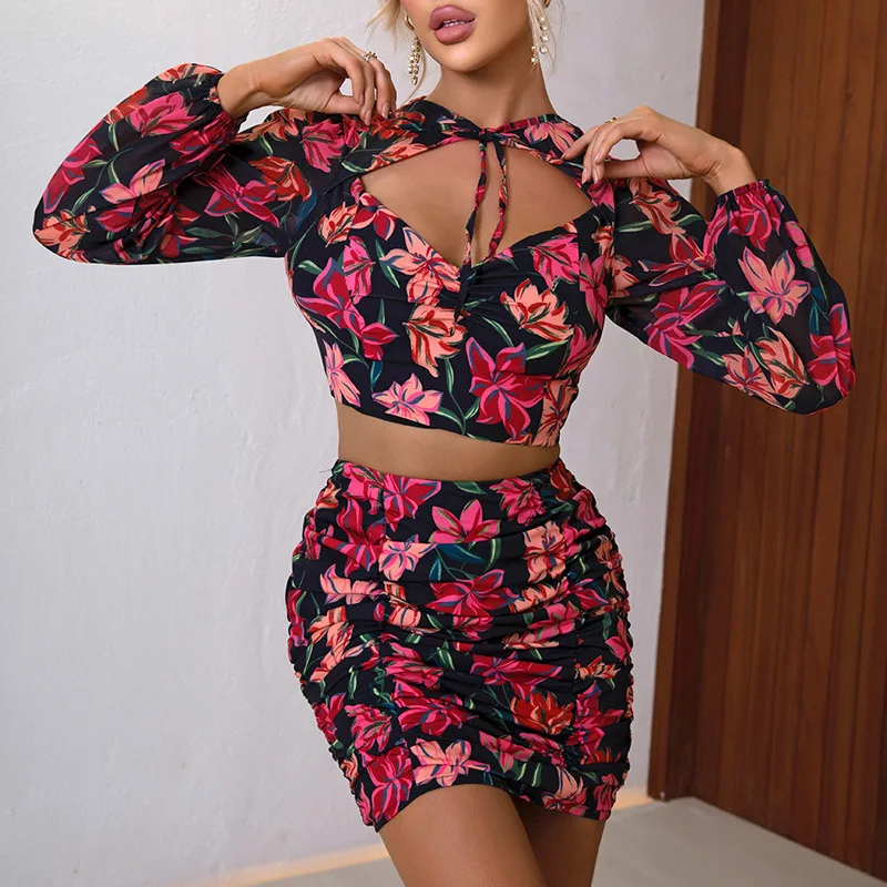 Printed Casual Women Two Piece Set Summer Fashion Long Sleeve Shirts Tops With Mini Shorts Outfits Female 2022 Sexy Lady Suits
Printed Casual Women Two Piece Set Summer Fashion Long Sleeve Shirts Tops With Mini Shorts Outfits Female 2022 Sexy Lady Suits