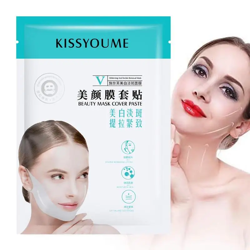 V Shape Face Cover 5Pcs Small Face V Ear-hangings Facial Skin Care 3.14*3.14*1.96inch Neck Lift Tape Face Patch Facial Slimming
V Shape Face Cover 5Pcs Small Face V Ear-hangings Facial Skin Care 3.14*3.14*1.96inch Neck Lift Tape Face Patch Facial Slimming