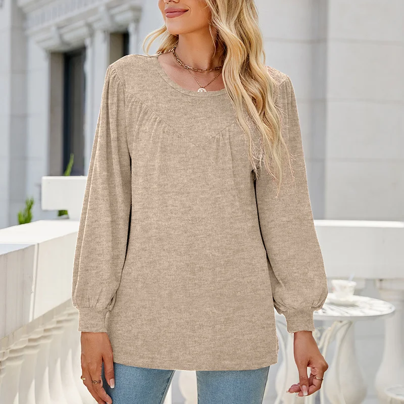 Autumn Sports Chic New Elegant Fashion Chic Hoodies Women Stylish Solid Color Long Sleeve Round Collar Loose Casual Top
Autumn Sports Chic New Elegant Fashion Chic Hoodies Women Stylish Solid Color Long Sleeve Round Collar Loose Casual Top