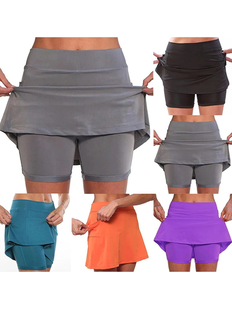 CUHAKCI Running Skirt Women Fashion Hot Workout Gym Solid Color Pockets Tennis Golf Middel Waist High Elastic Sports Shorts
CUHAKCI Running Skirt Women Fashion Hot Workout Gym Solid Color Pockets Tennis Golf Middel Waist High Elastic Sports Shorts