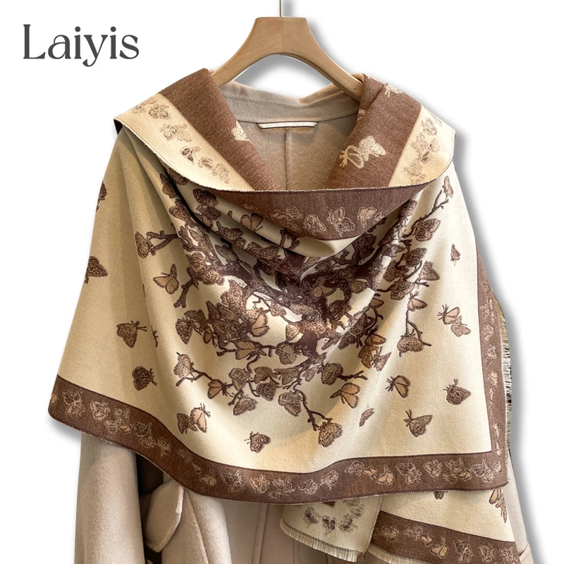 Flower Imitation Cashmere Scarf for Women Thick Blanket Winter Wraps Warm Shawl Female Elegant Blanket Echarpe Pashmina 2022
Flower Imitation Cashmere Scarf for Women Thick Blanket Winter Wraps Warm Shawl Female Elegant Blanket Echarpe Pashmina 2022