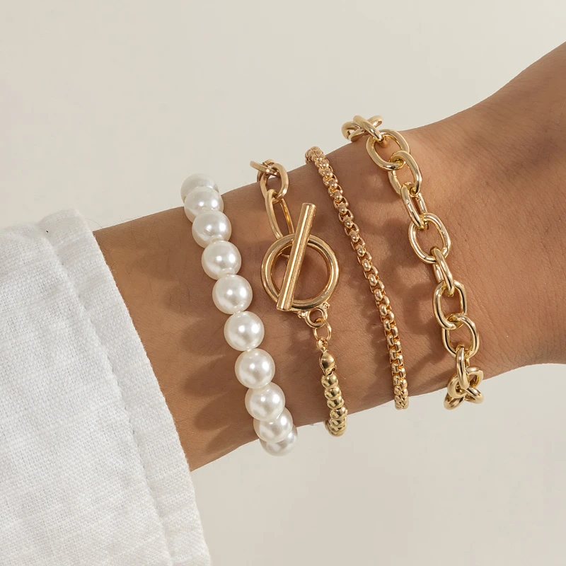 2022 New T Buckle Imitation Pearl Set Bracelet Ladies Fashion Vintage Boho Glamour Beads Party Jewelry
2022 New T Buckle Imitation Pearl Set Bracelet Ladies Fashion Vintage Boho Glamour Beads Party Jewelry