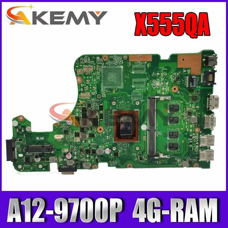 Akemy A12-9700 CPU 4GB RAM GM For ASUS X555Q A555Q X555QG X555BP X555BA laptop motherboard X555QA mainboard tested full 100%
Akemy A12-9700 CPU 4GB RAM GM For ASUS X555Q A555Q X555QG X555BP X555BA laptop motherboard X555QA mainboard tested full 100%