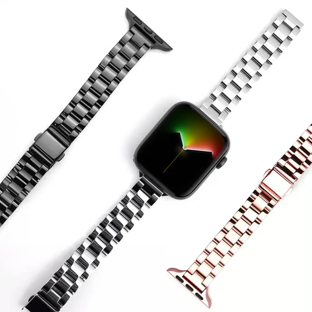 Тонкий ремешок из нержавеющей стали для Apple Watch 44 мм 40 мм 45/41 мм 42/38 мм, металлический женский браслет для iWatch Series 7 6 SE 5 4 3 2
Тонкий ремешок из нержавеющей стали для Apple Watch 44 мм 40 мм 45/41 мм 42/38 мм, металлический женский браслет для iWatch Series 7 6 SE 5 4 3 2