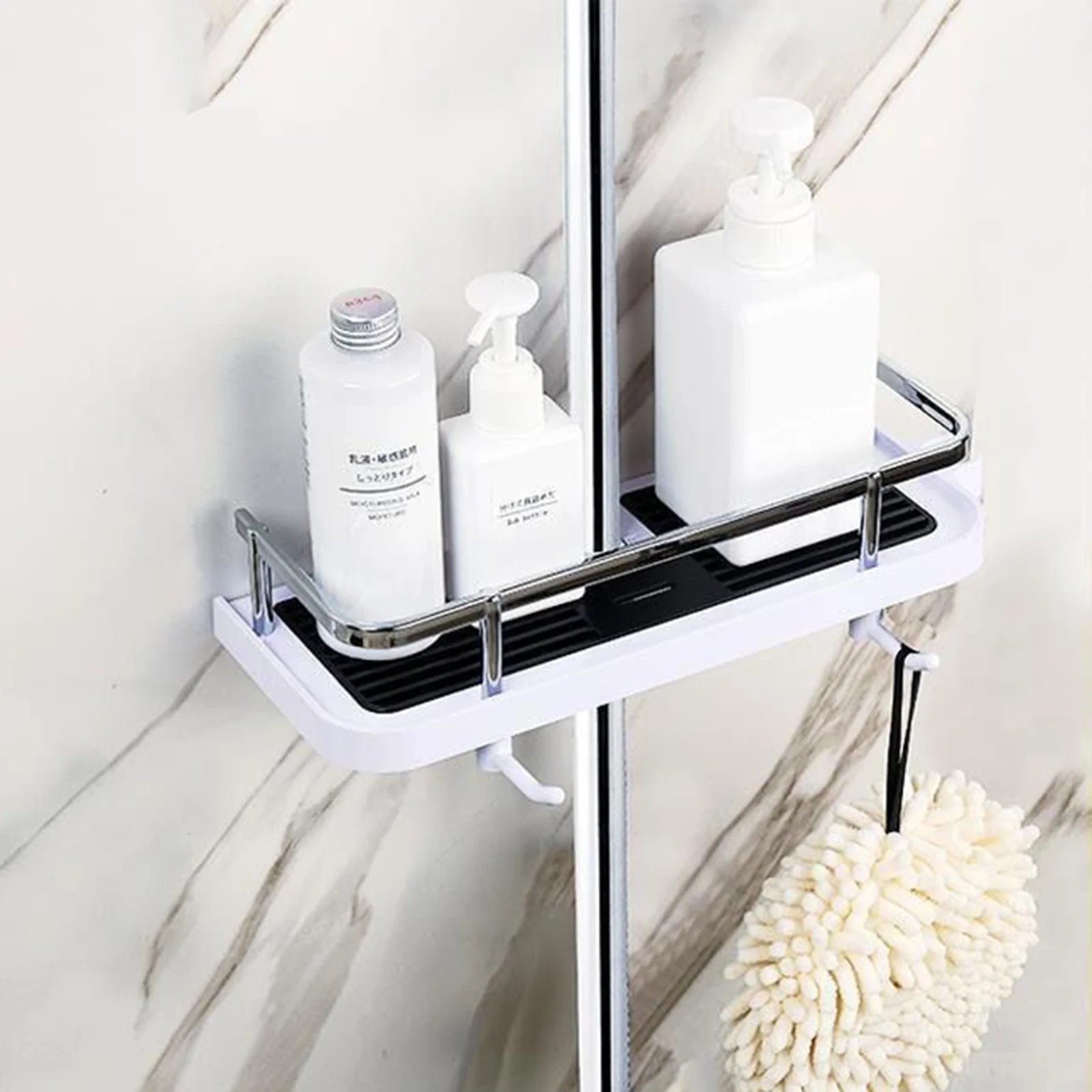 Shower Storage Holder Bathroom Shelf Pole Shelves Shampoo Tray Stand No Drilling Lifting Rod Shower Head Holder Rack Organizer
Shower Storage Holder Bathroom Shelf Pole Shelves Shampoo Tray Stand No Drilling Lifting Rod Shower Head Holder Rack Organizer