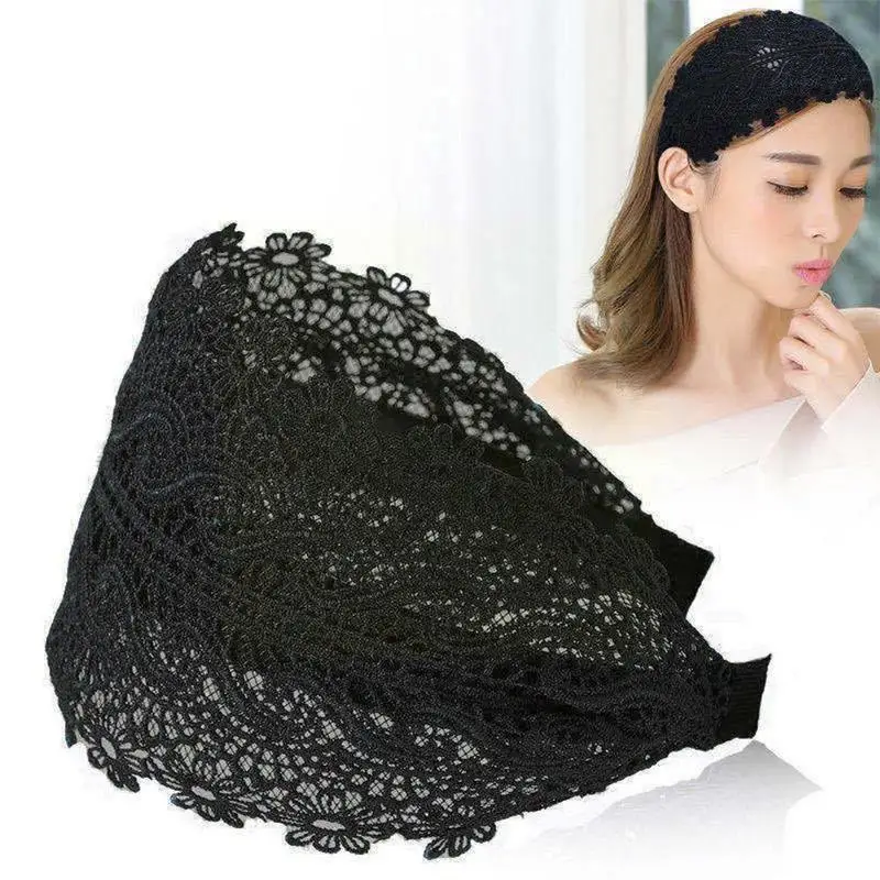 Women's Retro Lace Wide Hair Band Girl Fashion Wide Hair Turban Hoop Headwrap Side Hairbands Hair Hot Bandanas Women Accessories
Women's Retro Lace Wide Hair Band Girl Fashion Wide Hair Turban Hoop Headwrap Side Hairbands Hair Hot Bandanas Women Accessories