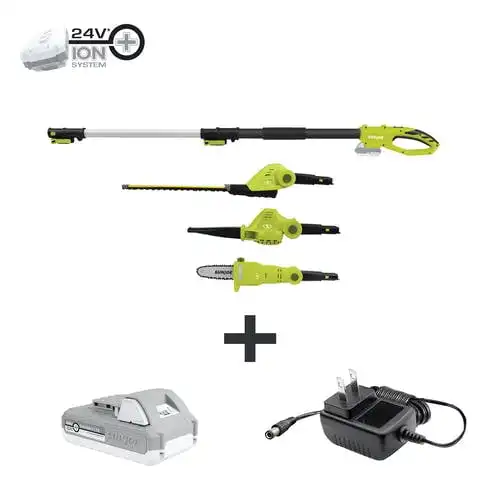 Cordless Lawn Care System Kit, Hedge Trimmer, Pole Saw, Leaf Blower, 2.0-Ah Battery and Charger Utiles desbrozadoras gasolina у
Cordless Lawn Care System Kit, Hedge Trimmer, Pole Saw, Leaf Blower, 2.0-Ah Battery and Charger Utiles desbrozadoras gasolina у