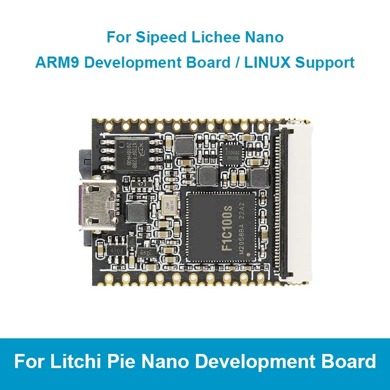 Обучающая макетная плата Linux для программирования Linux Lichee Nano F1C100S ARM926EJS, память DDR1 32 Мб, 1 шт.
Обучающая макетная плата Linux для программирования Linux Lichee Nano F1C100S ARM926EJS, память DDR1 32 Мб, 1 шт.