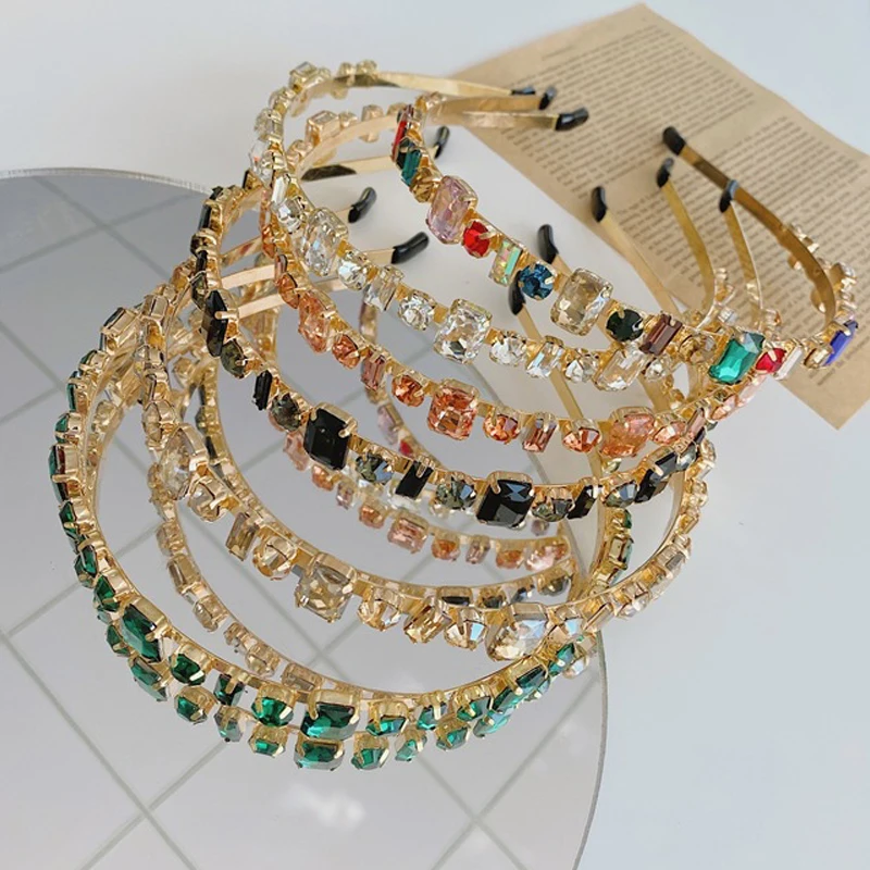 Rhinestone Bezel Baroque Headband Luxury Gold Crystal Hairband Sparkly For Fashion Women Hair Accessories
Rhinestone Bezel Baroque Headband Luxury Gold Crystal Hairband Sparkly For Fashion Women Hair Accessories