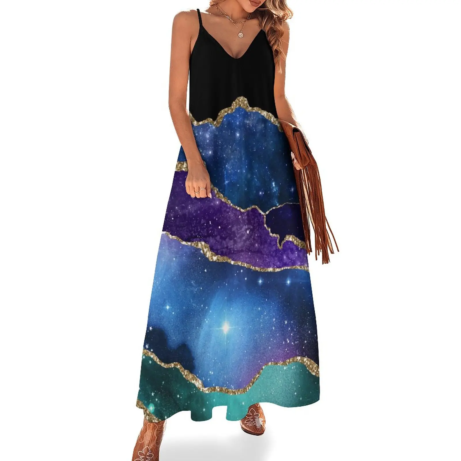 Gold Glitter Marble Dress Purple Teal Print Cute Maxi Dress Aesthetic Boho Beach Long Dresses Summer V Neck Big Size Clothing
Gold Glitter Marble Dress Purple Teal Print Cute Maxi Dress Aesthetic Boho Beach Long Dresses Summer V Neck Big Size Clothing
