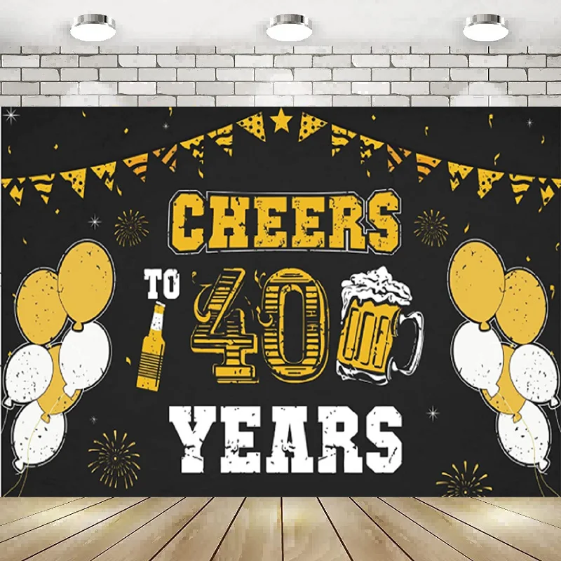 Happy 40th Birthday Black Gold Party Decoration Cheers Supplies Backdrop Photography Background Banner Poster Balloon Queen K
Happy 40th Birthday Black Gold Party Decoration Cheers Supplies Backdrop Photography Background Banner Poster Balloon Queen K