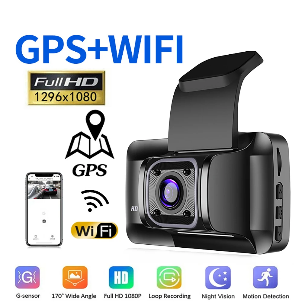 Car DVR WiFi Dash Cam 3.0 Full HD 1080P Rear View Camera Video Recorder Auto Dashcam Black Box GPS Car Accessories Night Vision
Car DVR WiFi Dash Cam 3.0 Full HD 1080P Rear View Camera Video Recorder Auto Dashcam Black Box GPS Car Accessories Night Vision