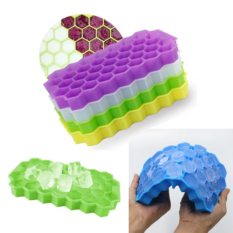 Honeycomb Ice Cube Trays Reusable Silicone Ice cube Mold BPA Free Ice maker with Removable Lids
Honeycomb Ice Cube Trays Reusable Silicone Ice cube Mold BPA Free Ice maker with Removable Lids