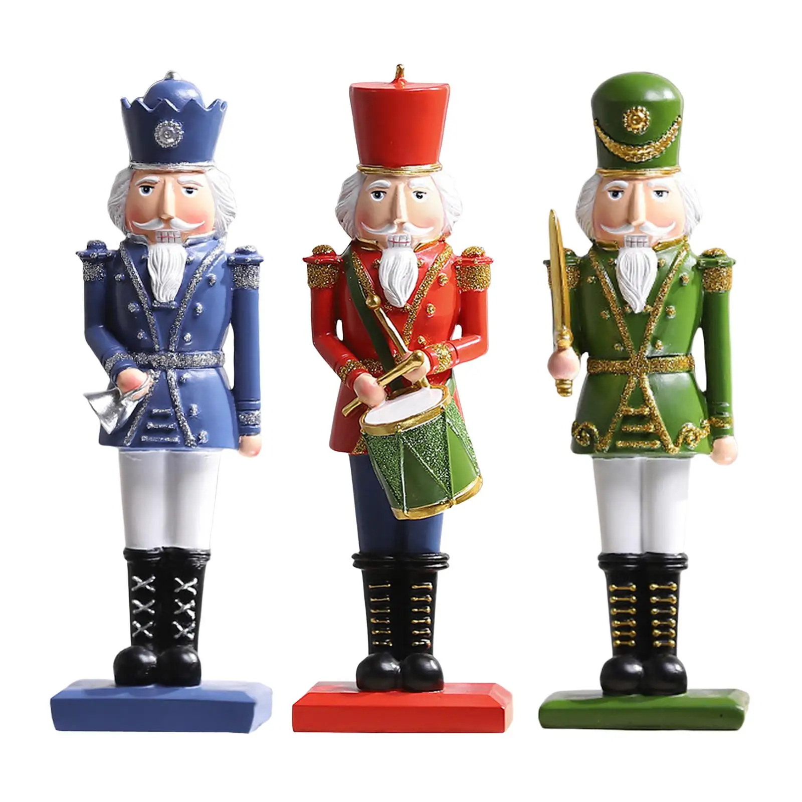 12inch Christmas Nutcracker Ornament Present Figure Puppet Toy Doll Wooden Nutcracker Soldier for Party Desktop Home Decor
12inch Christmas Nutcracker Ornament Present Figure Puppet Toy Doll Wooden Nutcracker Soldier for Party Desktop Home Decor