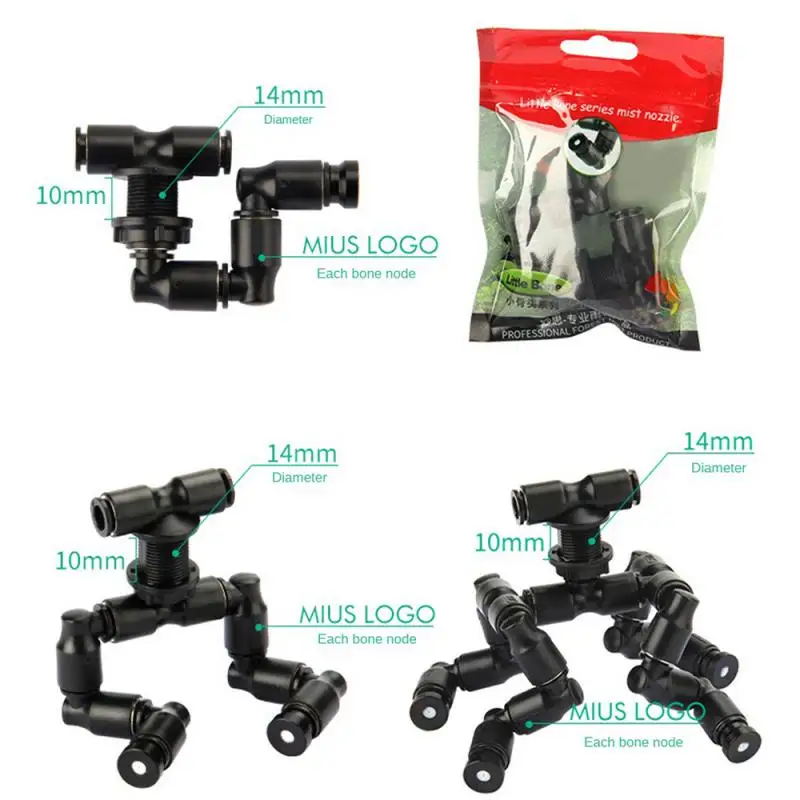 Small Bone Sprinklerdesign Fogger Mist Sprinkler, 360 Adjustable Nozzles Garden Greenhouse Irrigation Sprinkler Cooling System
Small Bone Sprinklerdesign Fogger Mist Sprinkler, 360 Adjustable Nozzles Garden Greenhouse Irrigation Sprinkler Cooling System