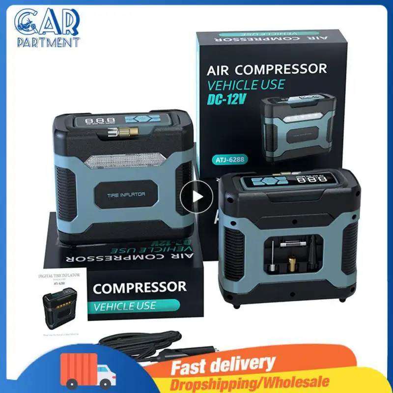 Electric Pump Dual-cylinder 12v Portable Car Air Pump Intelligent Digital Display Mini Air Pump Car Accessories Universal
Electric Pump Dual-cylinder 12v Portable Car Air Pump Intelligent Digital Display Mini Air Pump Car Accessories Universal