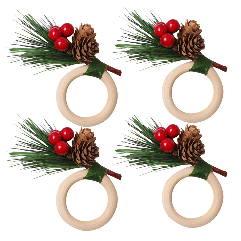 Christmas Napkin Rings Set Of 4, Wood Napkin Rings Table Decorations For Christmas,Wedding, Table Decor
Christmas Napkin Rings Set Of 4, Wood Napkin Rings Table Decorations For Christmas,Wedding, Table Decor