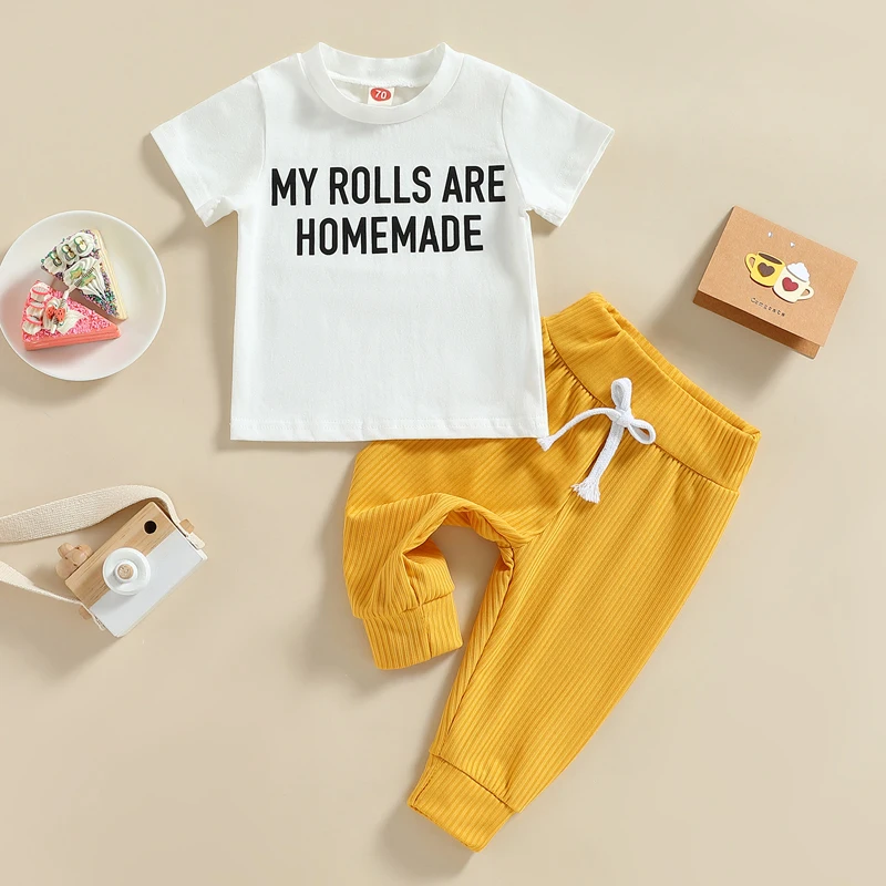 Summer Toddler Boys Outfit Costume Clothes Boys White Short Sleeve Letter Print Tops Pants Baby Clothing
Summer Toddler Boys Outfit Costume Clothes Boys White Short Sleeve Letter Print Tops Pants Baby Clothing