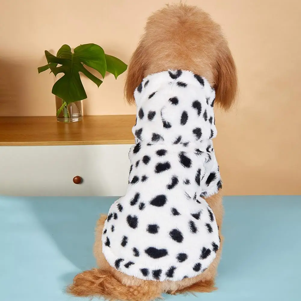 Pet Winter Jacket Soft Easy-wearing Spot Print Dog Cat Two-legged Hooded Jacket Breathable Cat Winter Coat for Outdoor
Pet Winter Jacket Soft Easy-wearing Spot Print Dog Cat Two-legged Hooded Jacket Breathable Cat Winter Coat for Outdoor