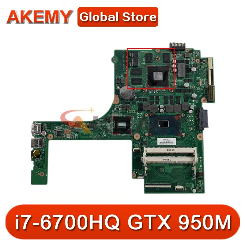 832848-001 832848-601 For HP Pavilion 15-AK DAX1PDMB8E0 laptop motherboard 15.6 inch SR2FQ i7-6700HQ GTX 950M 4GB GDDR3
832848-001 832848-601 For HP Pavilion 15-AK DAX1PDMB8E0 laptop motherboard 15.6 inch SR2FQ i7-6700HQ GTX 950M 4GB GDDR3