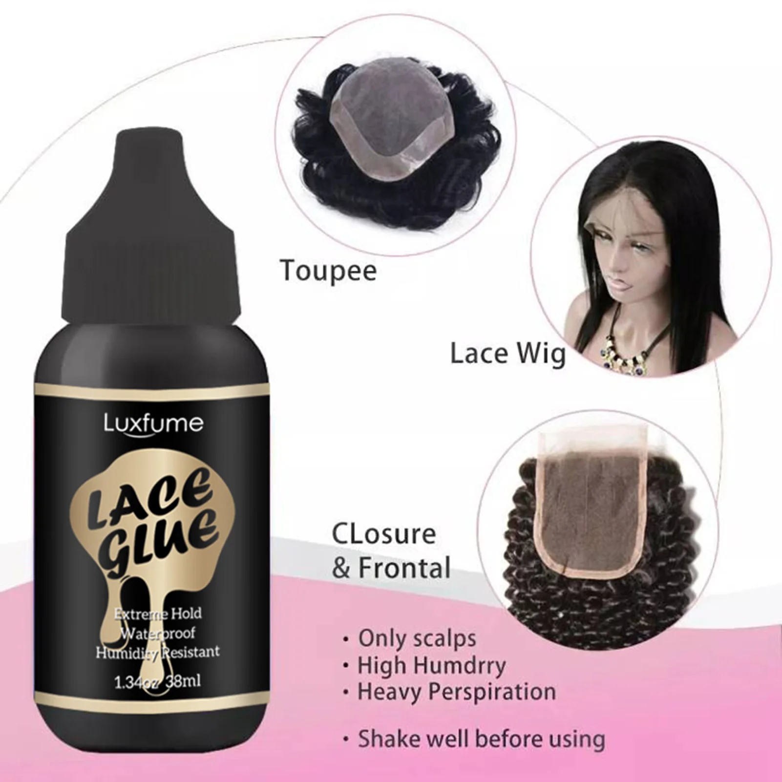 Adhesive GlueProfessional Lace Glue Invisible Bonding Glue For Hair Replacement Easy To Use Waterproof Glue For Poly Hairpieces
Adhesive GlueProfessional Lace Glue Invisible Bonding Glue For Hair Replacement Easy To Use Waterproof Glue For Poly Hairpieces