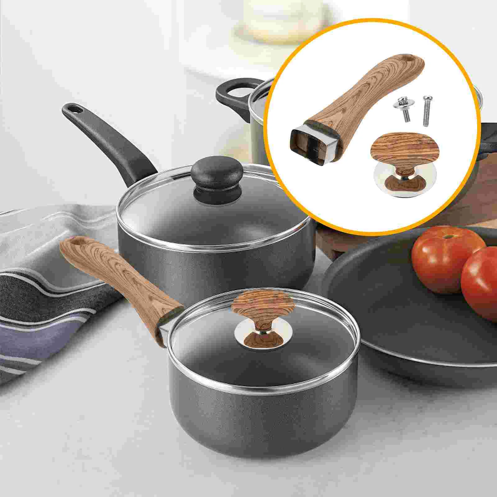 Replacement Pot Grip Pan Lid Knob Handles Handle Cover Cookware Frying Oven Saucepan Kettle Holding Anti Scalding Hand Skillets
Replacement Pot Grip Pan Lid Knob Handles Handle Cover Cookware Frying Oven Saucepan Kettle Holding Anti Scalding Hand Skillets