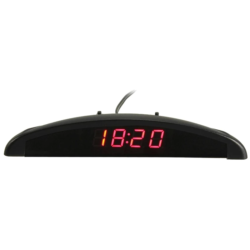 2 Set 3-In-1 Car 12V Digital LED Voltmeter Voltage Temperature Watch Thermometer, Blue & Red
2 Set 3-In-1 Car 12V Digital LED Voltmeter Voltage Temperature Watch Thermometer, Blue & Red