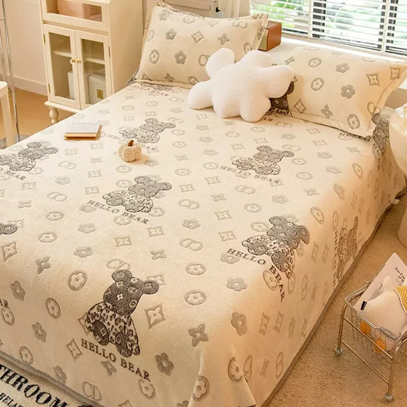1PCS Flannel Bed Sheet Mod Cartoon Bed Sheets Soft For Queen/King Bed Size Home Fashion Warm Winter Bedding Cover Foldable Flat
1PCS Flannel Bed Sheet Mod Cartoon Bed Sheets Soft For Queen/King Bed Size Home Fashion Warm Winter Bedding Cover Foldable Flat