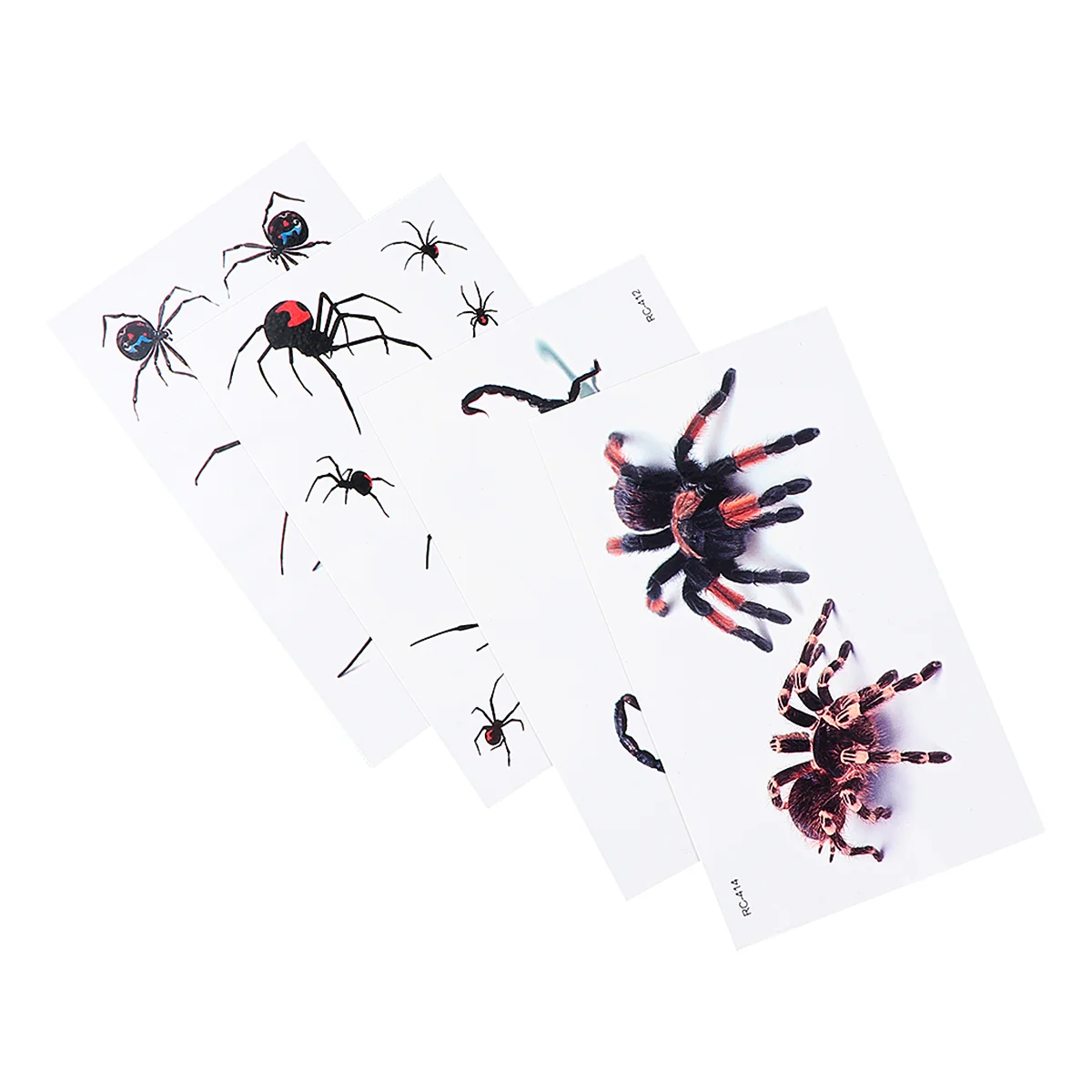 20 Sheets Spider Tattoo Stickers Tattoos Temporary Body Waterproof Human Halloween Paper
20 Sheets Spider Tattoo Stickers Tattoos Temporary Body Waterproof Human Halloween Paper