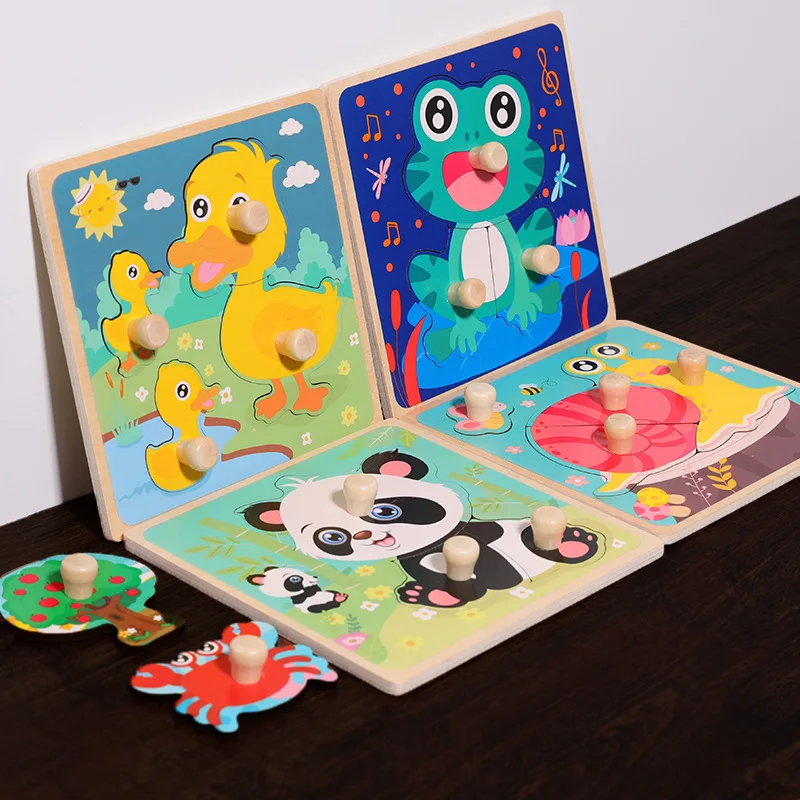 Деревянные головоломки для малышей, головоломки с животными для 1, 2, 3 маленьких мальчиков и девочек, детская доска для захвата рук, 3D головоломки
Деревянные головоломки для малышей, головоломки с животными для 1, 2, 3 маленьких мальчиков и девочек, детская доска для захвата рук, 3D головоломки