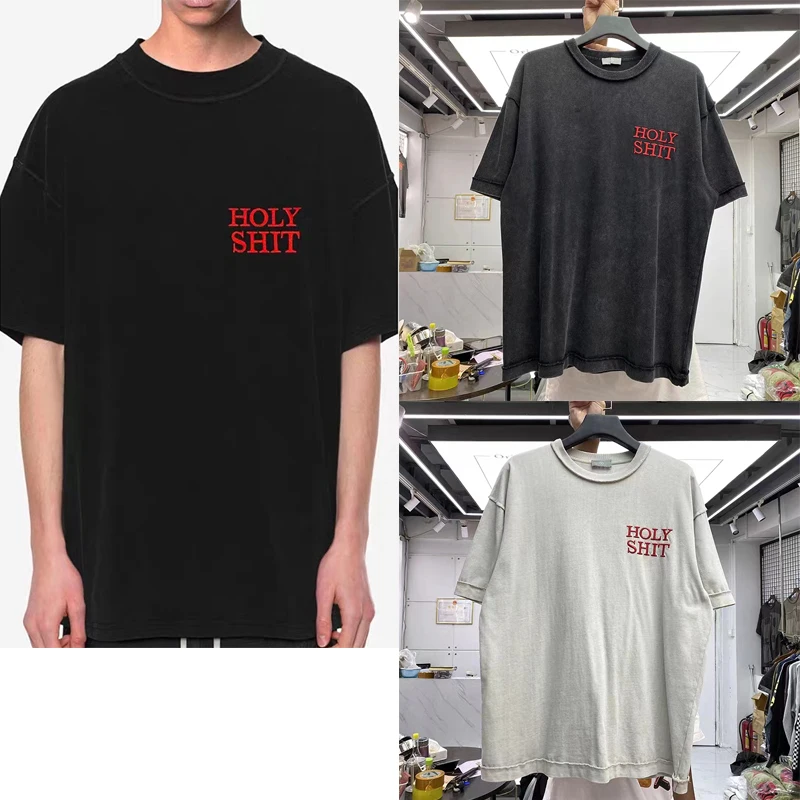 Высококачественная модная простая футболка из плотной ткани с вышитыми буквами, мужская одежда с коротким рукавом, футболки, женские футболки 
Высококачественная модная простая футболка из плотной ткани с вышитыми буквами, мужская одежда с коротким рукавом, футболки, женские футболки