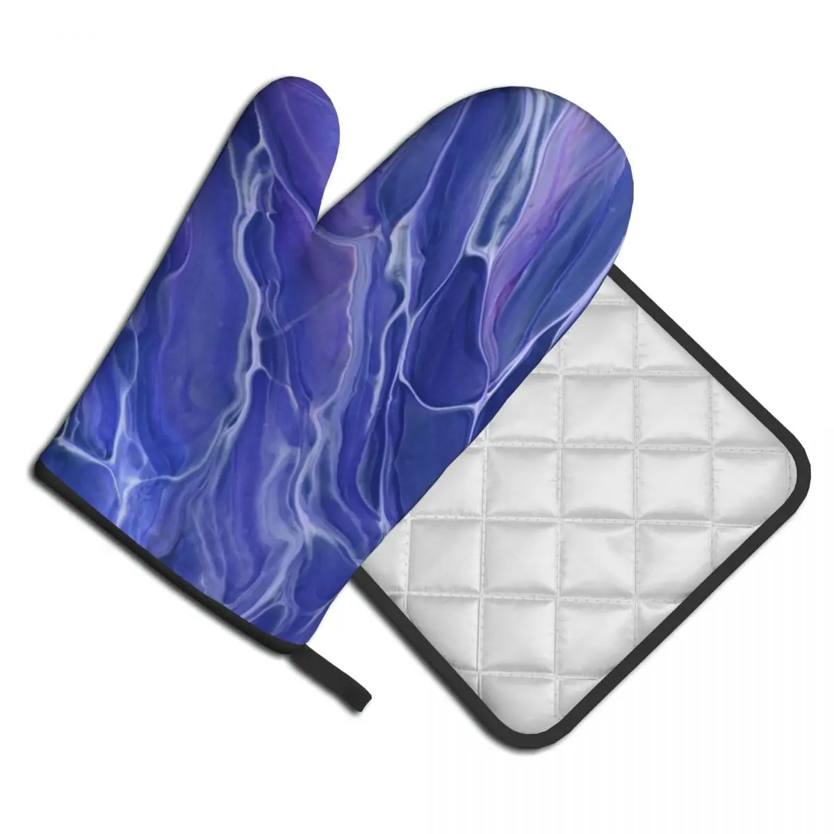 Lavender Marble Mitt Hot Pad Fantasy Violet Abstraction Barbecue Heat Resistant Kitchen Gloves Microwave Oven Oven Mitts Set
Lavender Marble Mitt Hot Pad Fantasy Violet Abstraction Barbecue Heat Resistant Kitchen Gloves Microwave Oven Oven Mitts Set