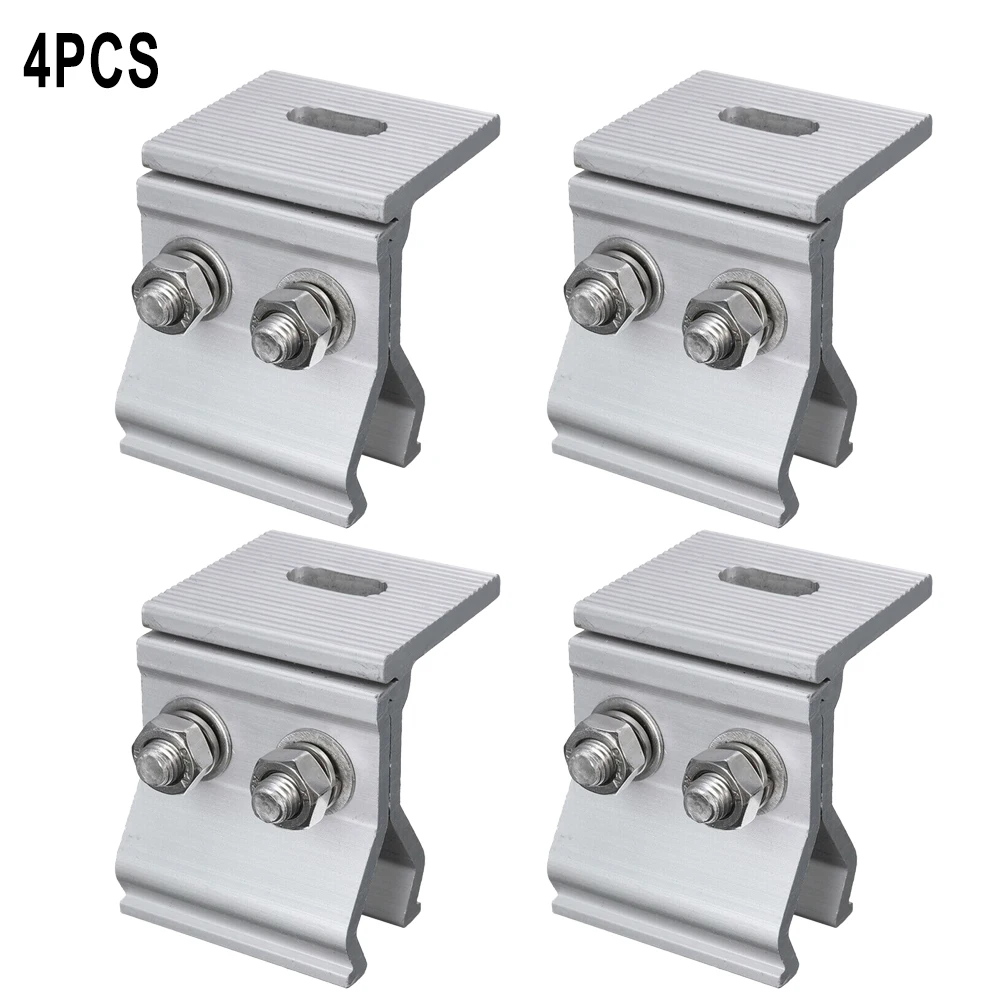 1/4Pcs Solar Panel Mounting Brackets Flat Roof Mount Photovoltaic Fixing Clamp System Installation Accessories With Nuts Bolts
1/4Pcs Solar Panel Mounting Brackets Flat Roof Mount Photovoltaic Fixing Clamp System Installation Accessories With Nuts Bolts