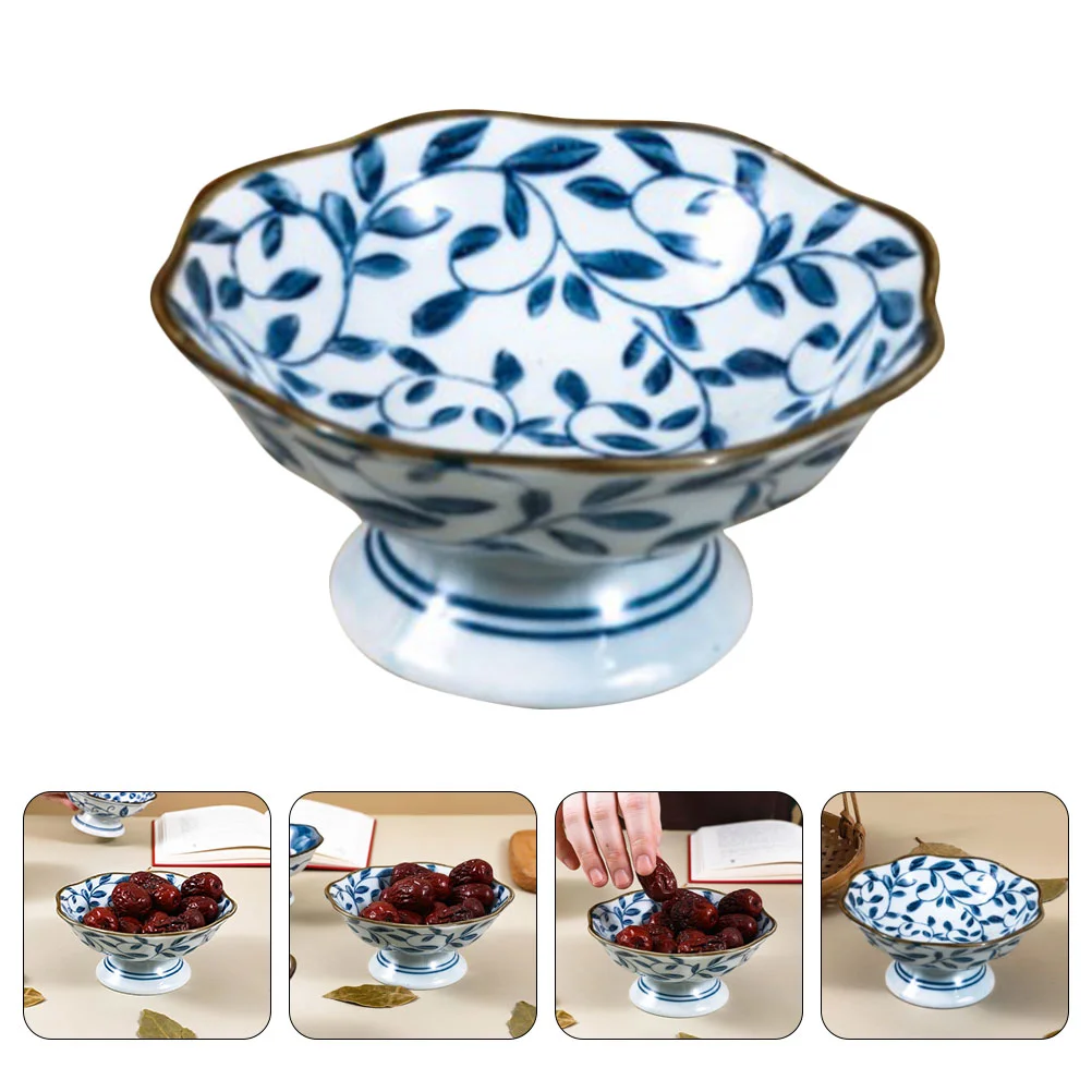 Bowl Cake Ceramic Serving Stand Tray Footed Dessert Holder Snack Fruit Bowls Nut Dishes Party Candy Accessories Household
Bowl Cake Ceramic Serving Stand Tray Footed Dessert Holder Snack Fruit Bowls Nut Dishes Party Candy Accessories Household
