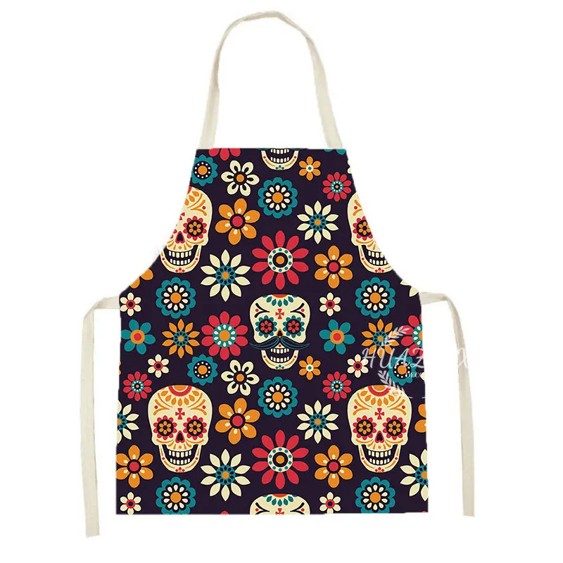 Funny Skull Print Pattern Linen Apron Sleeveless Abstract Art Oil-proof Kitchen Cooking Decorative Accessories Cleaning Tools
Funny Skull Print Pattern Linen Apron Sleeveless Abstract Art Oil-proof Kitchen Cooking Decorative Accessories Cleaning Tools