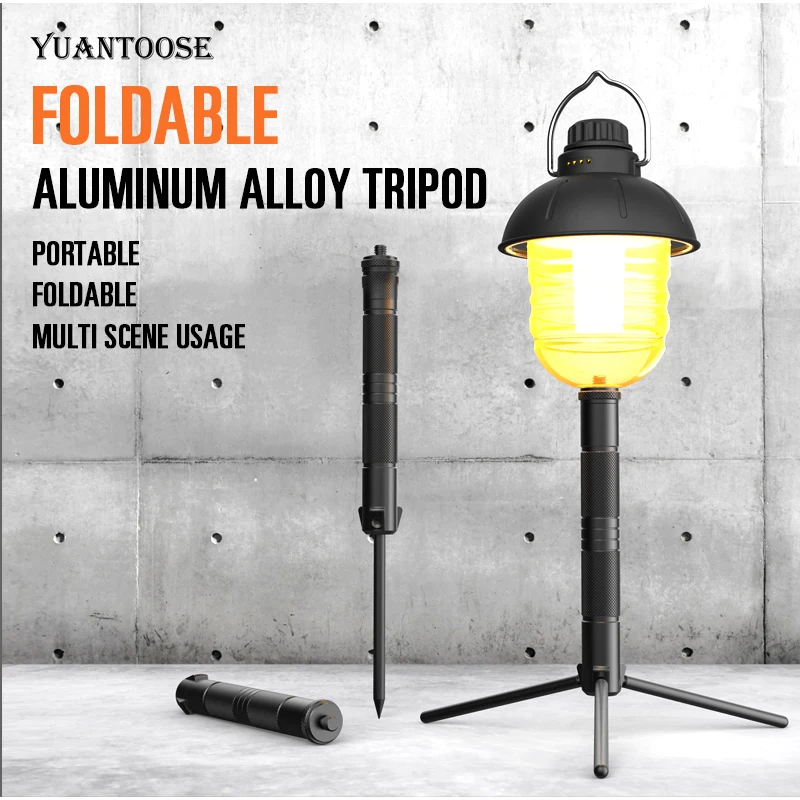Multifunctional Outdoor Light Stand Fishing Light Holder Camping Light Stand With Ground Nail Camera Live Broadcast Tripod Stand 
Multifunctional Outdoor Light Stand Fishing Light Holder Camping Light Stand With Ground Nail Camera Live Broadcast Tripod Stand