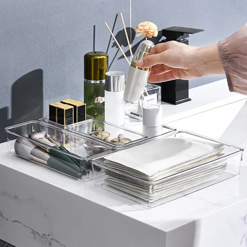 Transparent Storage Box Transparent Multi Sizes No Lid Drawer Organizer Drawer Divider Office Desk Storage Box for Home
Transparent Storage Box Transparent Multi Sizes No Lid Drawer Organizer Drawer Divider Office Desk Storage Box for Home