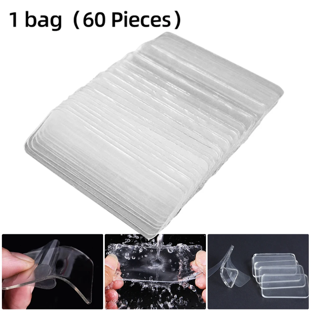 Reusable Double Sided Pvc Tape Stickers Waterproof Nano Clear Magic Double Face Tape Wall Sticker Traceless Super Sticky Sticker
Reusable Double Sided Pvc Tape Stickers Waterproof Nano Clear Magic Double Face Tape Wall Sticker Traceless Super Sticky Sticker