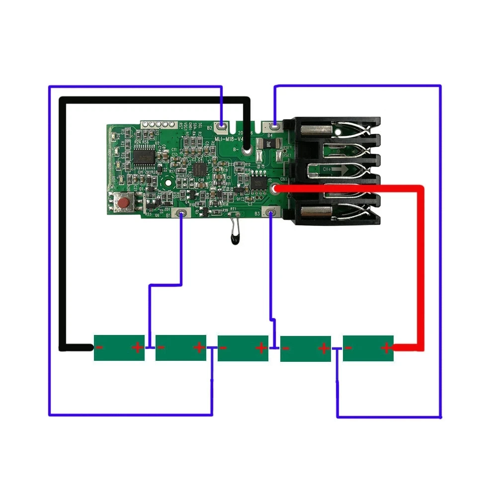 Charging Protection Circuit Board For Milwaukee M18 PCB Board Replacement Lithium Battery Protection Circuit Board
Charging Protection Circuit Board For Milwaukee M18 PCB Board Replacement Lithium Battery Protection Circuit Board