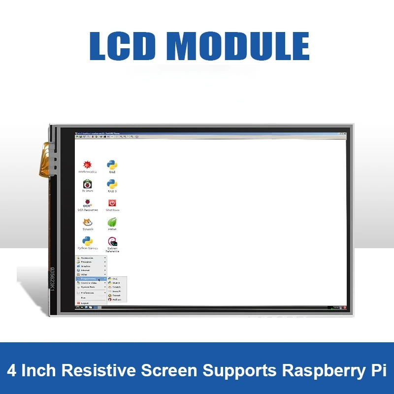 4 Inch LCD Screen SPI Interface LCD Module Display With Resistive Touch Acreen Display Module For Raspberry Pi
4 Inch LCD Screen SPI Interface LCD Module Display With Resistive Touch Acreen Display Module For Raspberry Pi