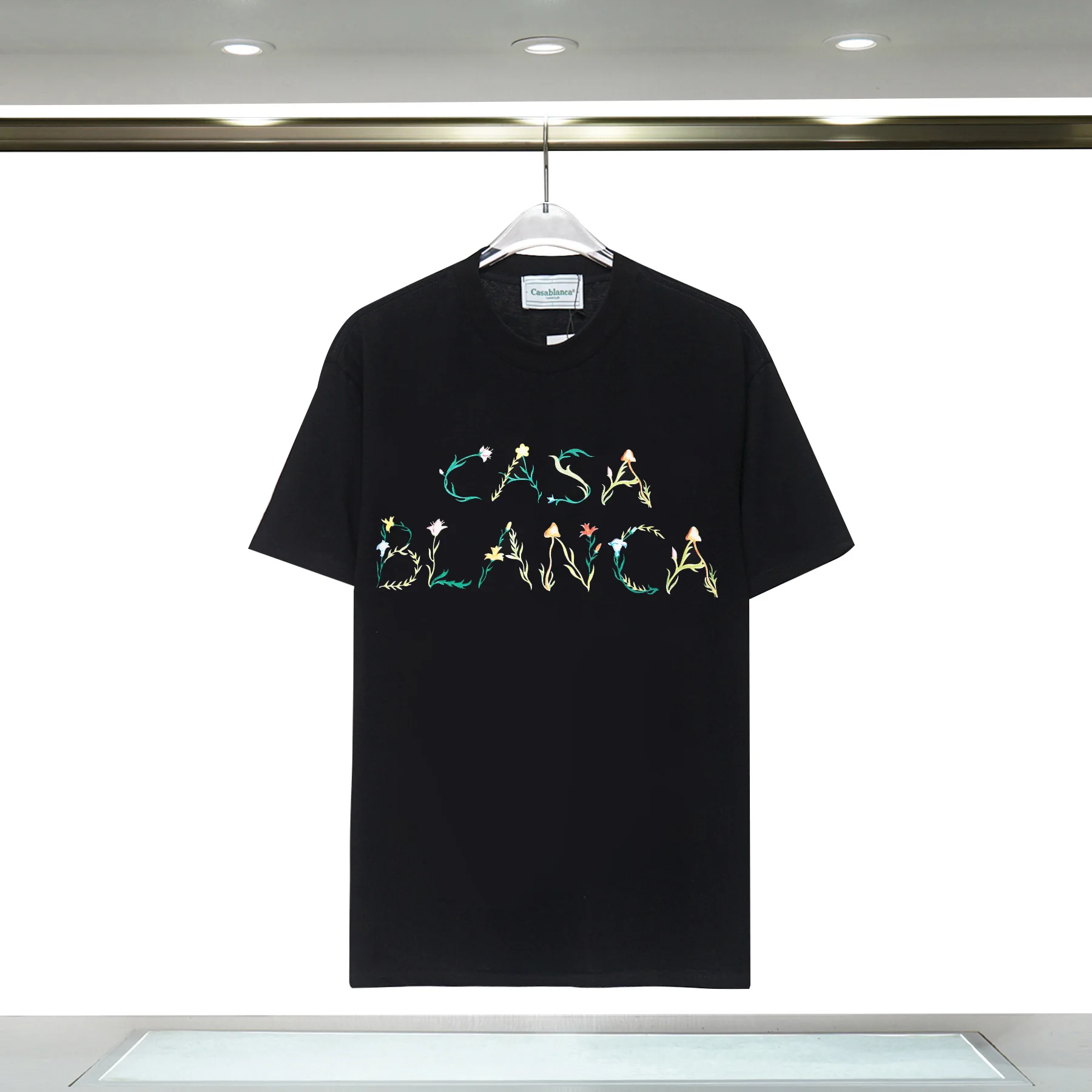 Summer Casablanca alphabet logo print printed loose casual short sleeve Tide brand CASA cotton top T-shirt
Summer Casablanca alphabet logo print printed loose casual short sleeve Tide brand CASA cotton top T-shirt